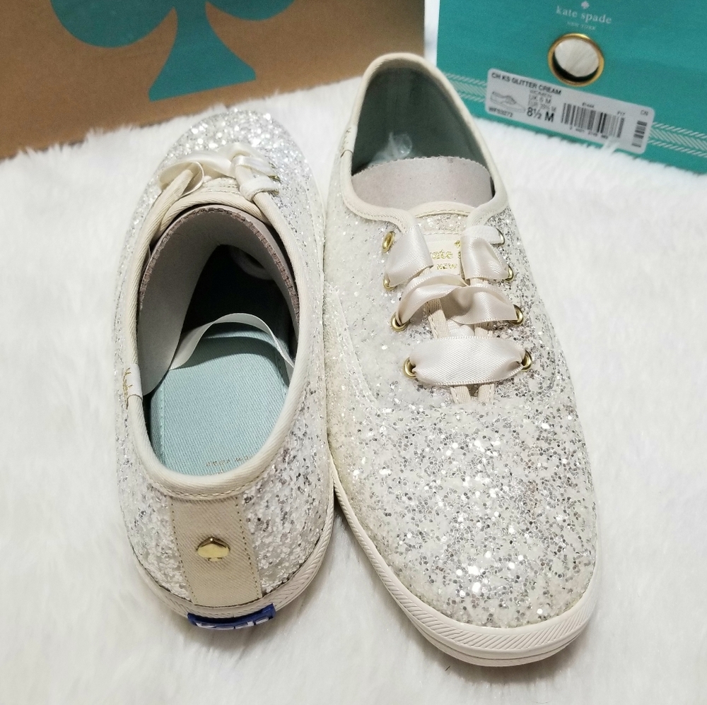NEW Kate Spade Glitter Keds